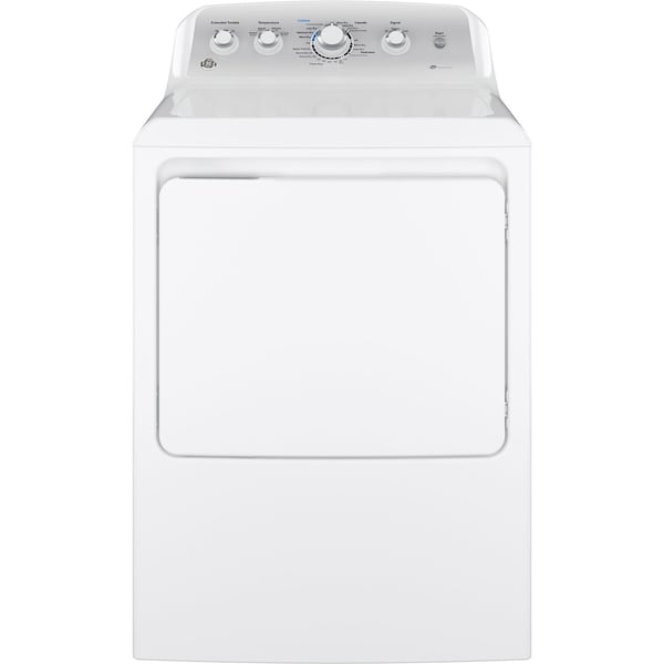 Ge 7.2 cu. ft. Top-Loading Electric Dryer with HE Sensor Dry and Extended Tumble Feature GTD45EASJWS - main